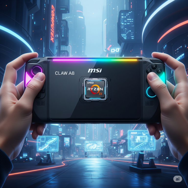 MSI Claw A8: AMD-Powered Gaming Redefines Portable Play