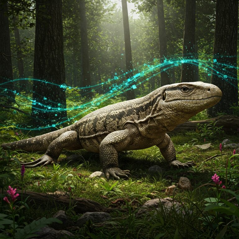 AI Cracks 20-Year Fossil Mystery: Giant Lizard  Roamed America