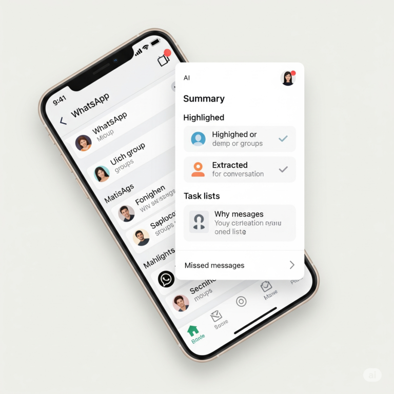 WhatsApp’s AI Summary Tool: Smarter Chats in 2025