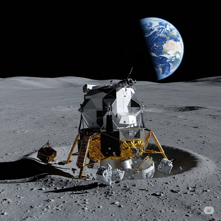 Cratered Ambitions: Japan’s Moon Mission Ends in a Crash