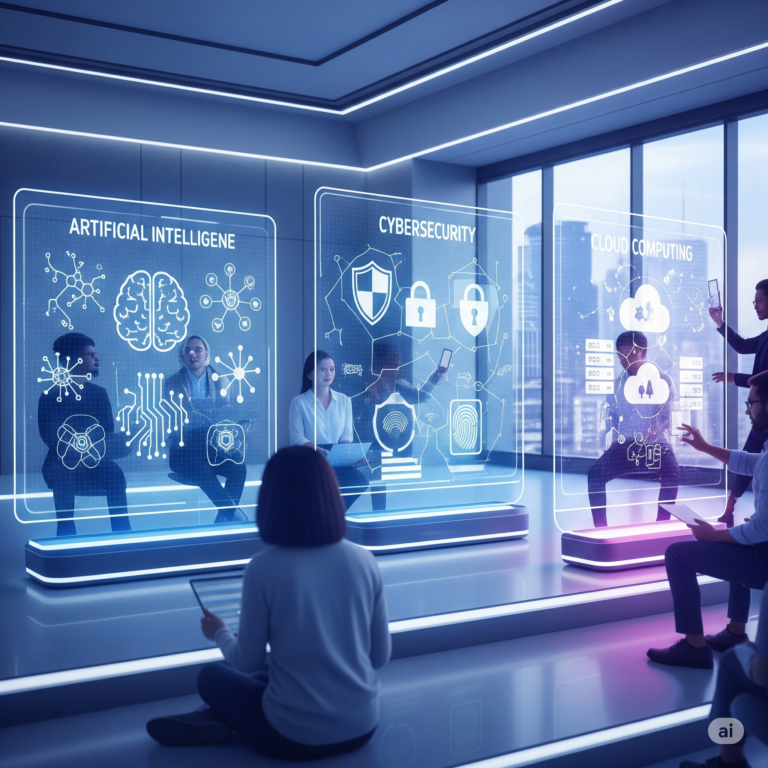 Best Online Courses in AI, Cybersecurity & Cloud