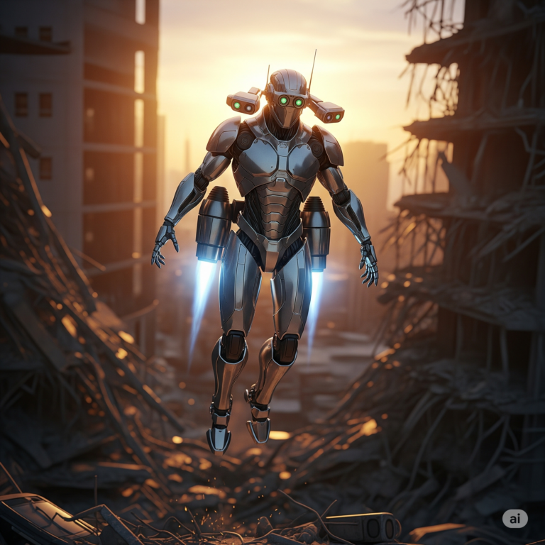 Jet-Powered Flying Robots: The Future of Saving Lives