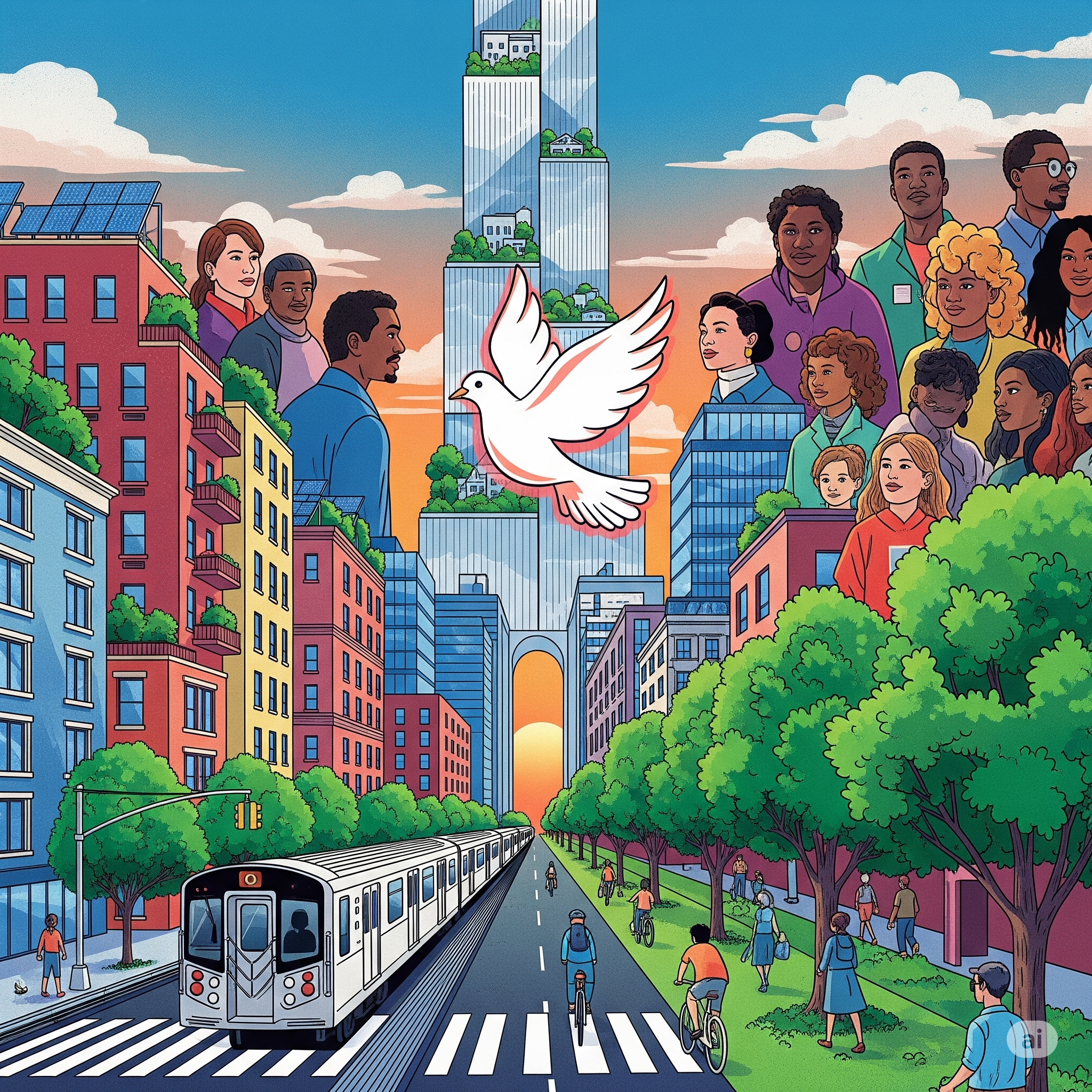 Progressive NYC politics: housing, transit, climate action.