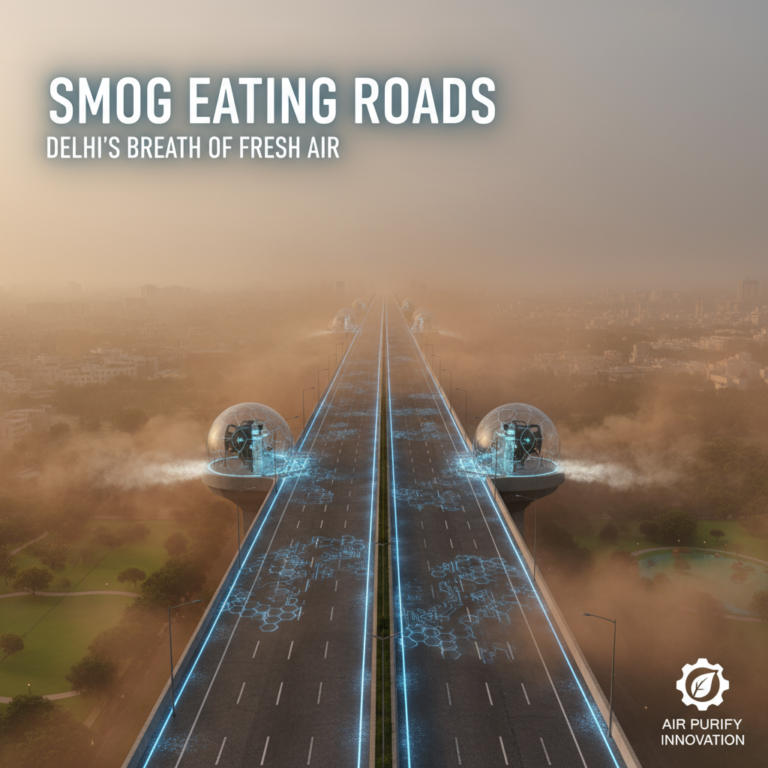 Smog-Eating Roads: Science Meets Urban Air Pollution Crisis