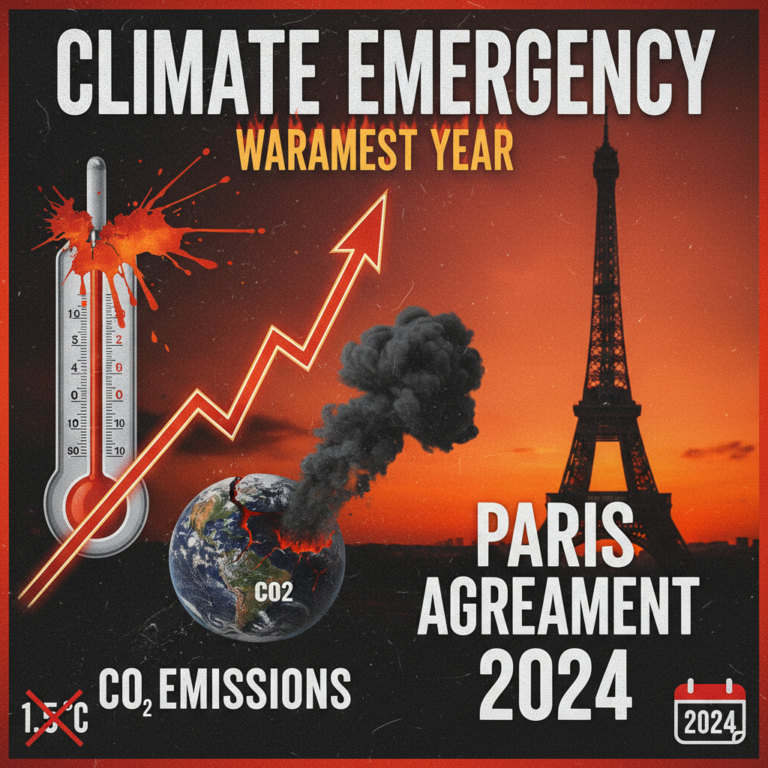 Record CO₂ Surge Threatens Everything We Know About Climate Goals