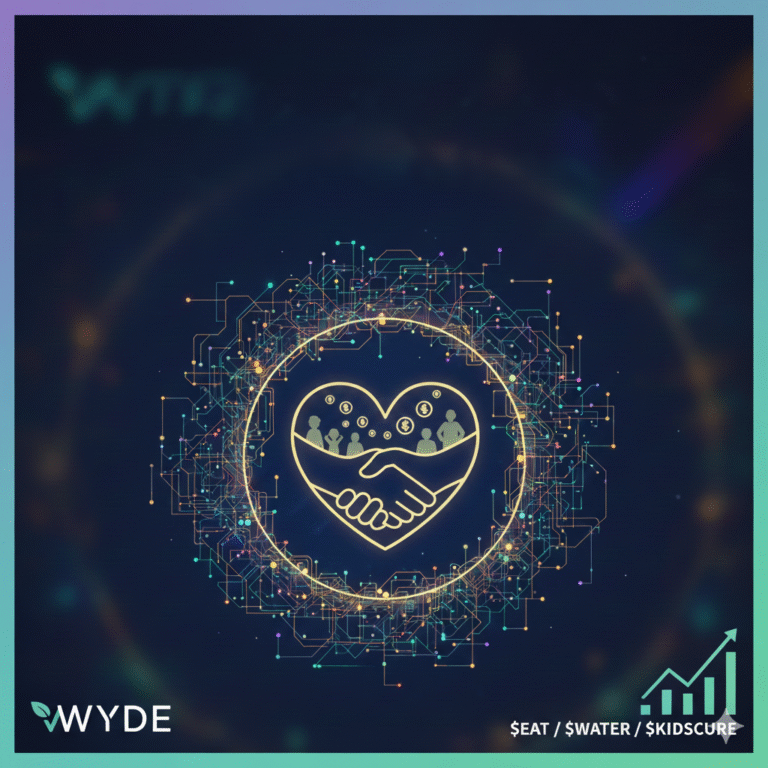 “Trading Good”: WYDE’s Crypto-for-Charity Model Transform Philanthropy