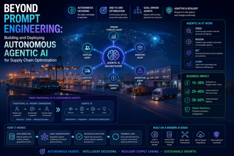 Beyond Prompt Engineering: Building and Deploying Autonomous Agentic AI for Supply Chain Optimization