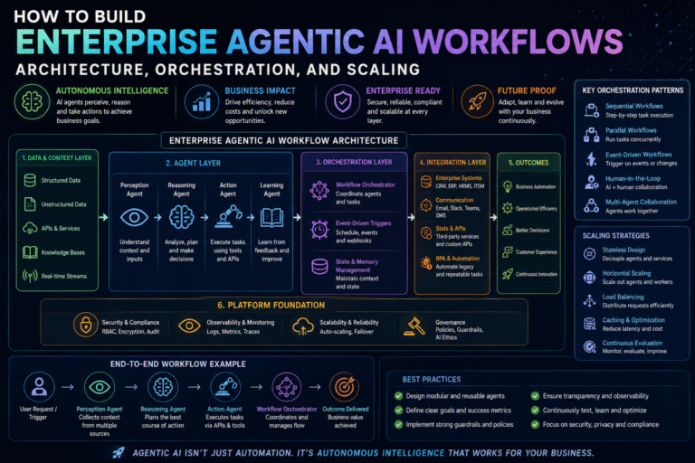 How to Build Enterprise Agentic AI Workflows: Architecture, Orchestration, and Scaling