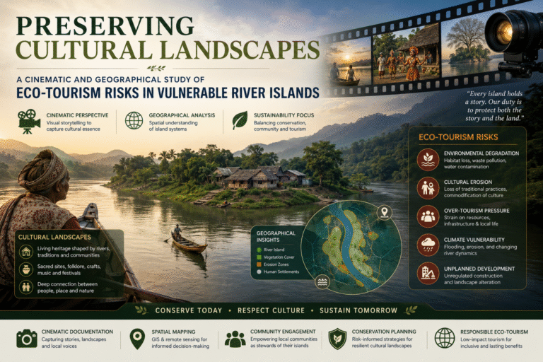 Preserving Cultural Landscapes: A Cinematic and Geographical Study of Eco-Tourism Risks in Vulnerable River Islands