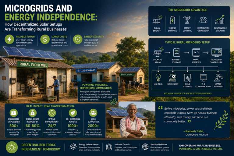 Microgrids and Energy Independence: How Decentralized Solar Setups Are Transforming Rural Businesses