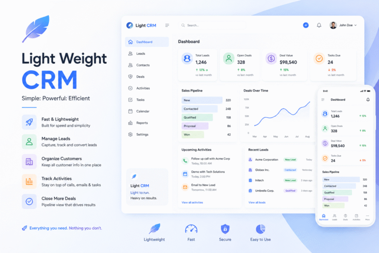 Building a Lightweight CRM from Scratch: A Clean-Slate Guide Using Python, HTML, and CSS